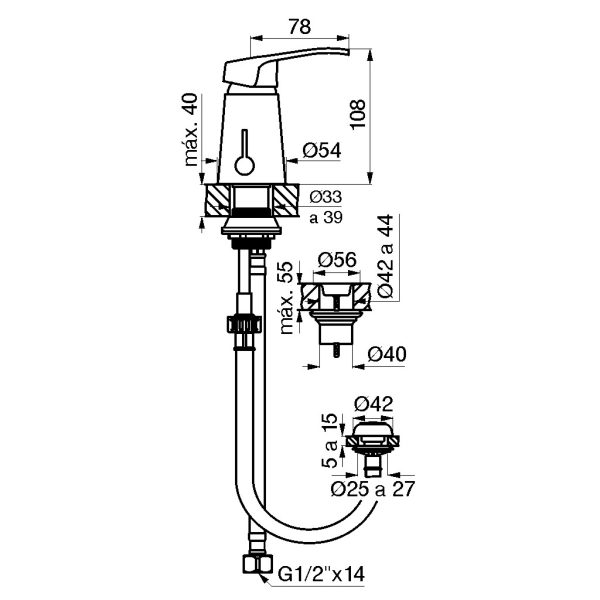 FV 189/B1 ARIZONA MONOC.BIDET CR.HAS - Image 2