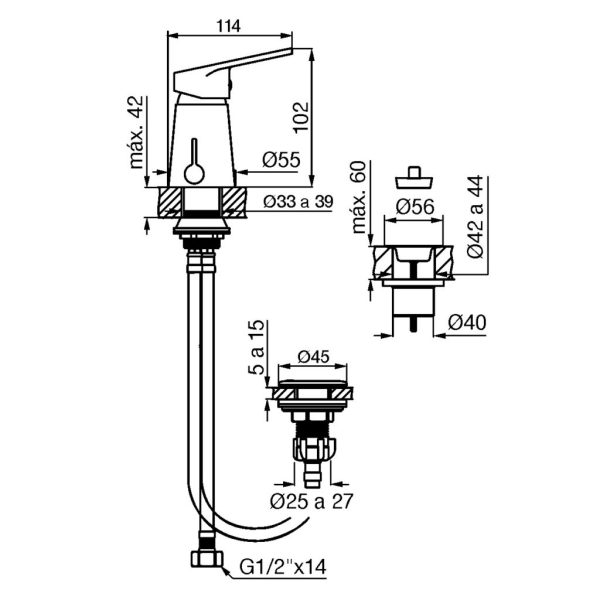FV 189/M4 COMPACTA MONOC.BIDET CR. - Image 2